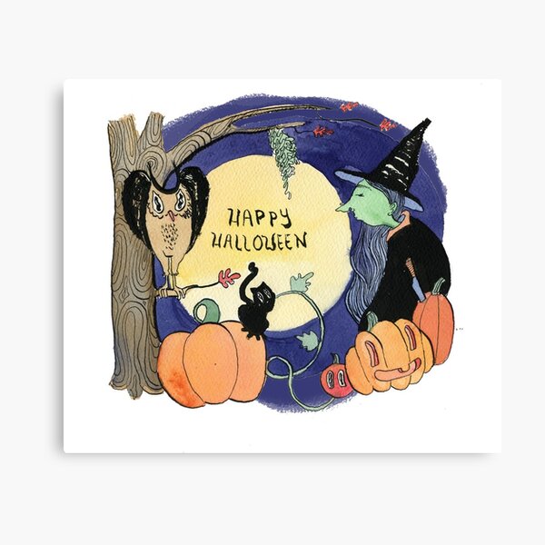 Happy Halloween Canvas Print