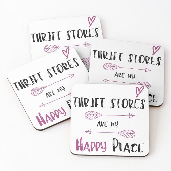 Item preview, Thrift Stores Are My Happy Place  designed and sold by HydrangeaHollow.