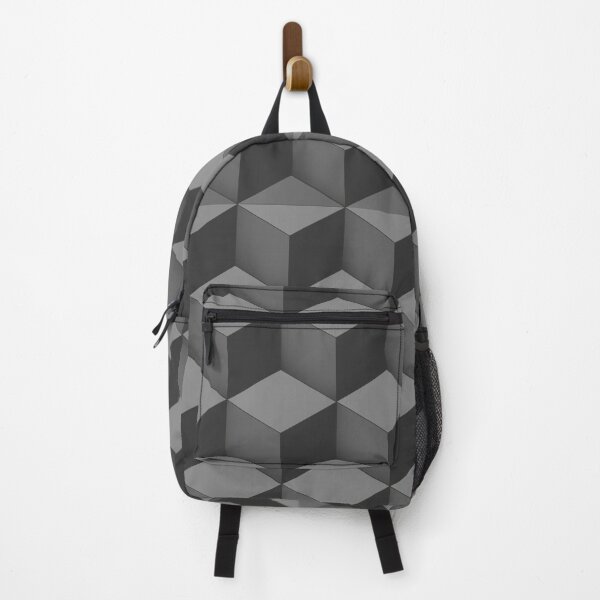Item preview, Simple 3D grey cubes seamless pattern designed and sold by holdmypixels.