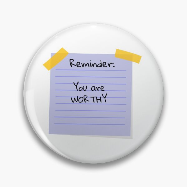 Item preview, Reminder: You are Worthy designed and sold by annabellelynnn.