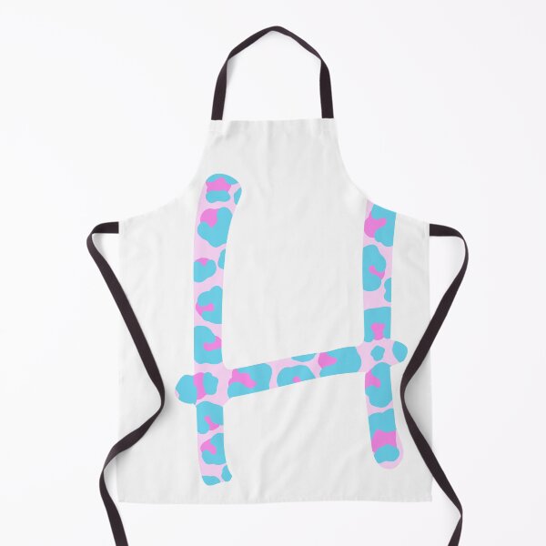 Item preview, H Initial Animal Print Cheetah Print Pink And Blue designed and sold by forfun-art.