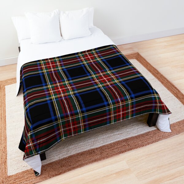 Stewart Black Tartan | Clan Stuart | Cute Tartan Comforter