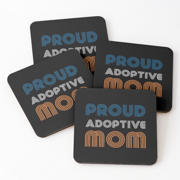 Item preview, Proud Adoptive MOM - Adoption - Proud Mother of Adopted Son Daughter - Great gift for New Parent by Adopting - designed and sold by King Of Skies.