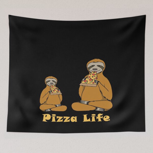 Item preview, Pizza Lifestyle Lover Sloth designed and sold by braaax.
