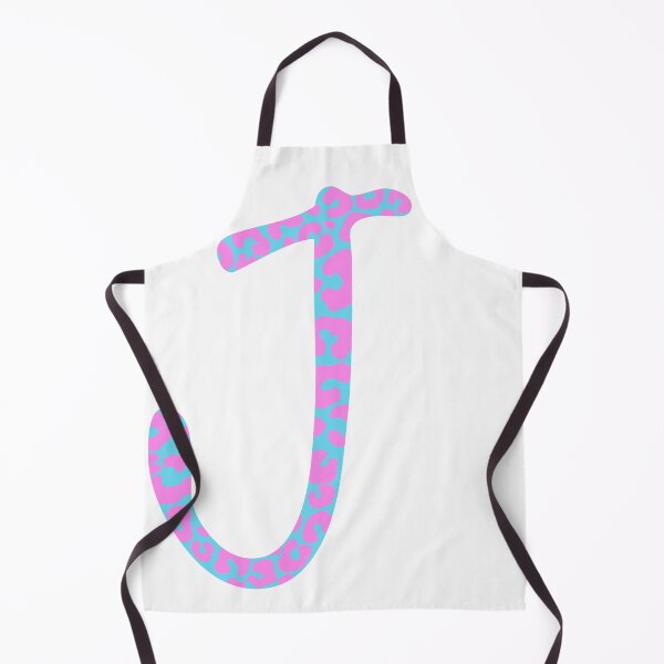 Item preview, J Initial Animal Print Cheetah Print Pink And Blue designed and sold by forfun-art.