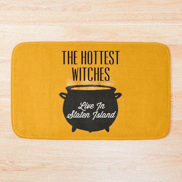Item preview, The Hottest Witches Live in Staten Island Halloween Quote designed and sold by AMSonArt.