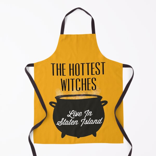 Item preview, The Hottest Witches Live in Staten Island Halloween Quote designed and sold by AMSonArt.