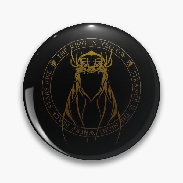 Item preview, The King in Yellow Sigil (yellow sign) designed and sold by Deefurdee.