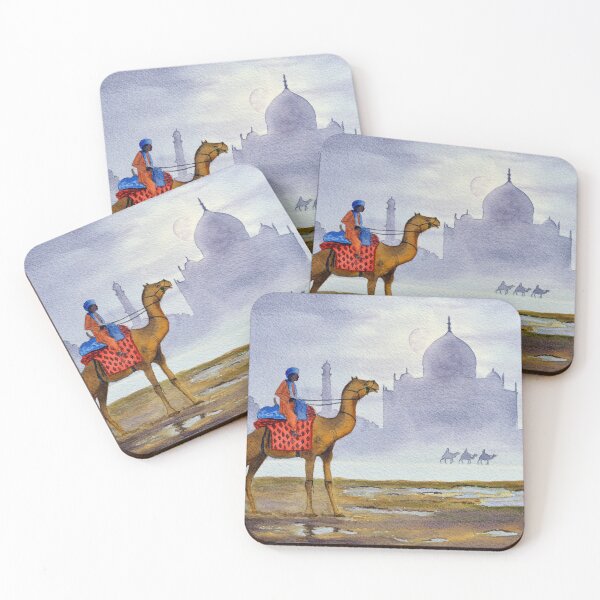 Item preview, Camel Riders Alongside The Taj Mahal By Moonlight designed and sold by William Holkham.