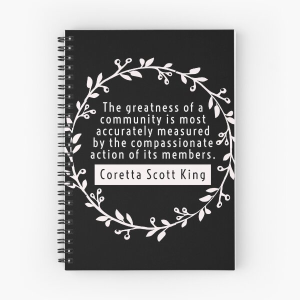 Item preview, Coretta Scott King Activist Quote designed and sold by iliketeas.