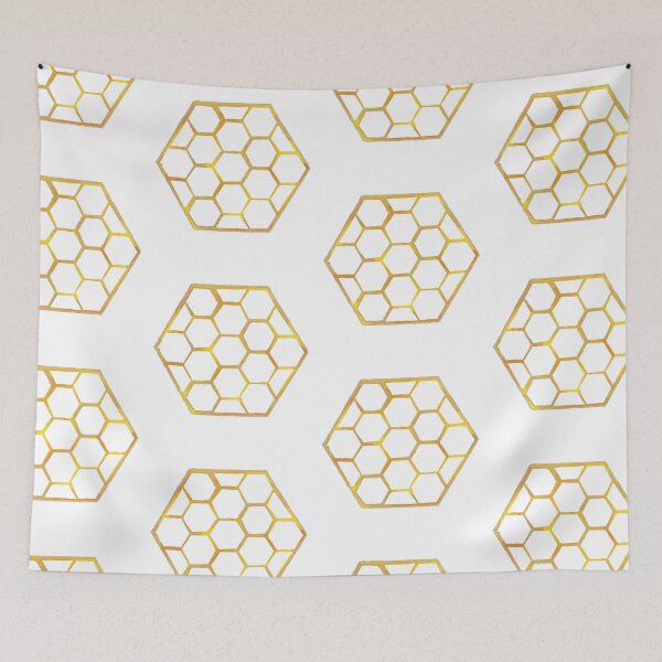 Item preview, Honeycomb Negative - Medium Pattern designed and sold by MikkiDashDesign.