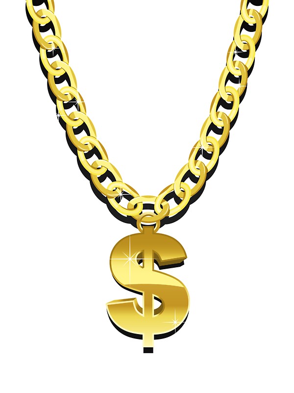 "Gold Chain" Stickers by Gold Target Redbubble