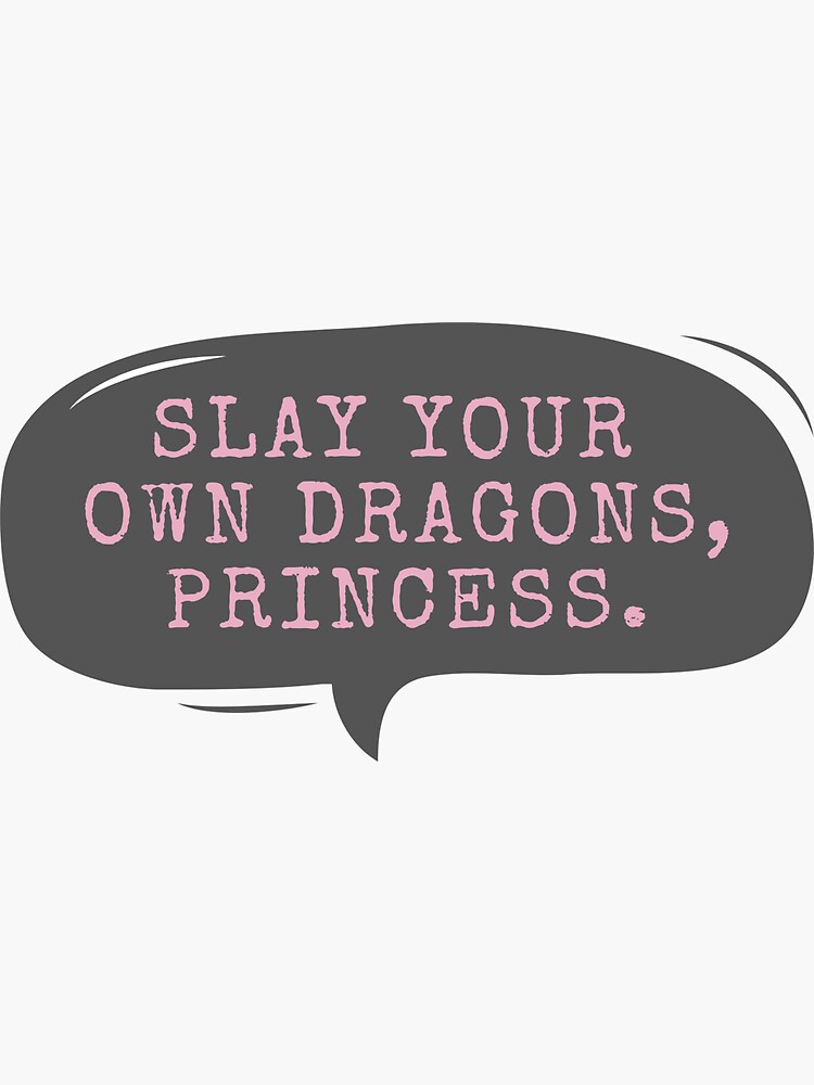 She Slays On Purpose, Motivational Quotes' Sticker | Spreadshirt