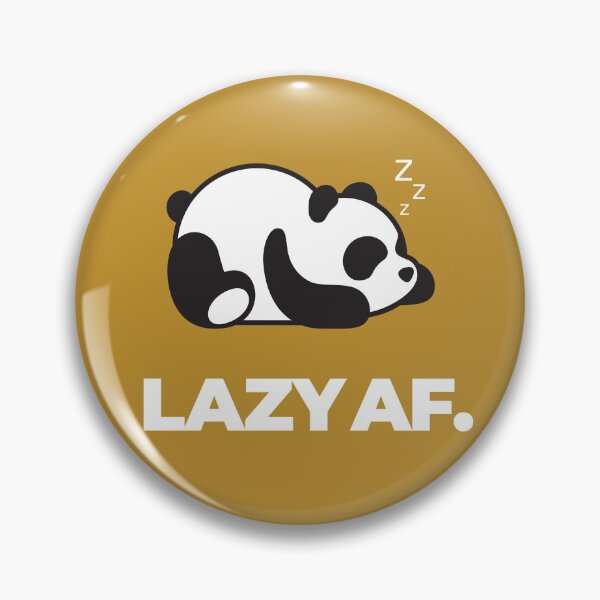 Item preview, Lazy AF | Funny | Cute Panda designed and sold by Minimalwiz.