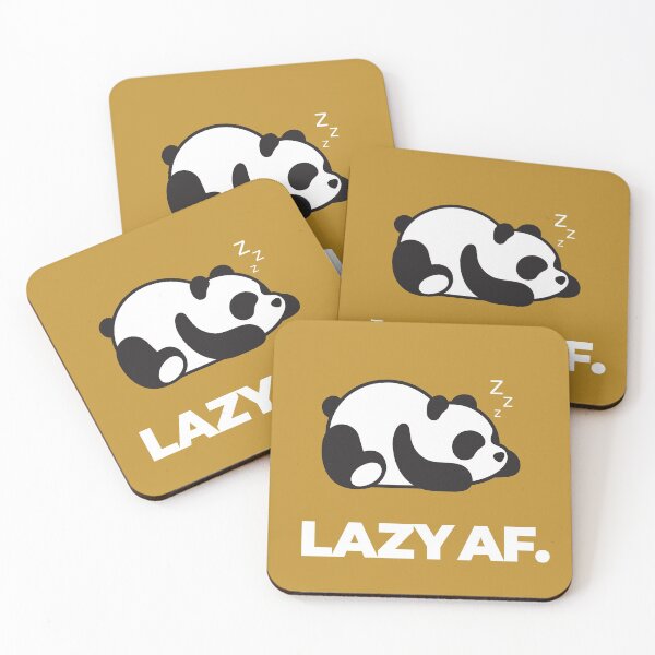 Item preview, Lazy AF | Funny | Cute Panda designed and sold by Minimalwiz.