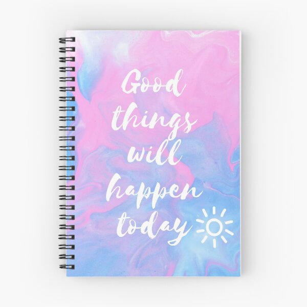 Item preview, Good things will happen positive motivational quote designed and sold by HR-the-Chemist.