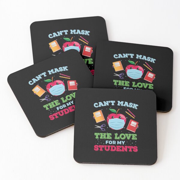 Item preview, Can't Mask The Love For My Students  designed and sold by graphicmeyou.