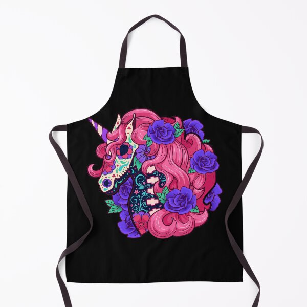 Item preview, Unicorn dia de los muertos day of the dead Unicorn skull designed and sold by NEMRYS.