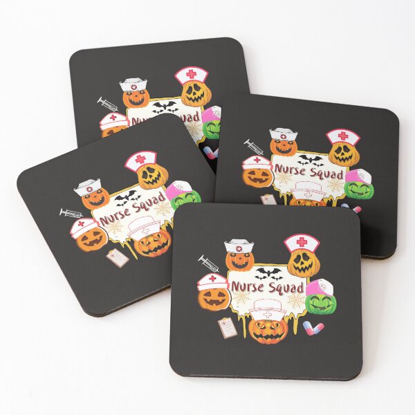 Item preview, Nurse Squad Pumpkin Ghost Halloween T Shirt designed and sold by Chic Threads Shop.