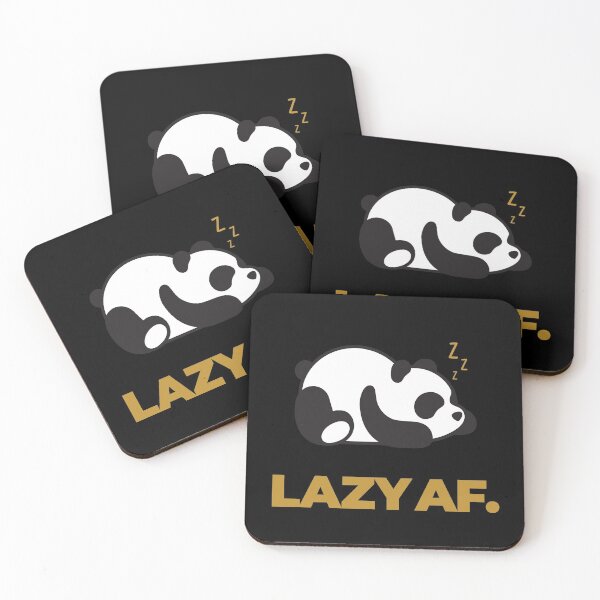 Item preview, Lazy AF | Funny | Cute Panda designed and sold by Minimalwiz.