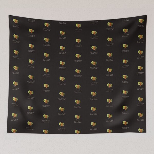 Item preview, Green and orange Pine Trees design designed and sold by Booandbeaute.