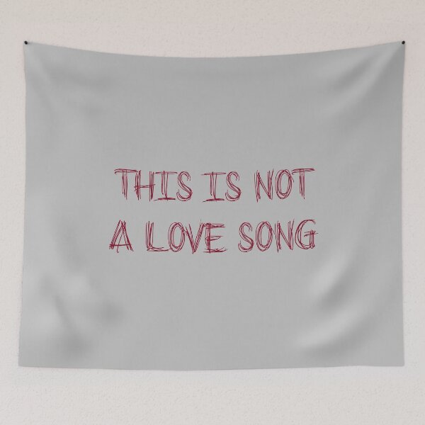 Item preview, this is not a love song, burgundy designed and sold by perezzzoso.
