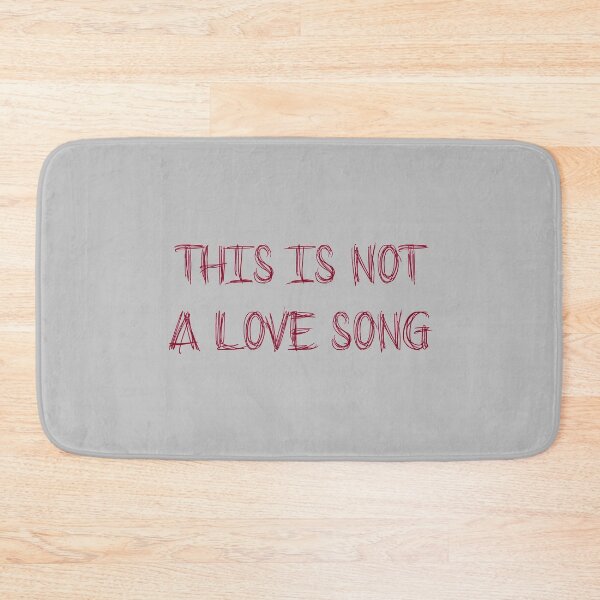 Item preview, this is not a love song, burgundy designed and sold by perezzzoso.