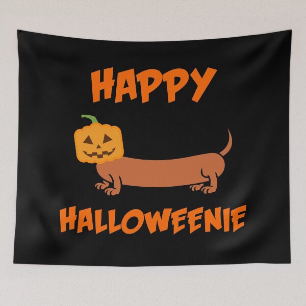 Item preview, Happy Halloweenie Dachshund designed and sold by SqualeForce.