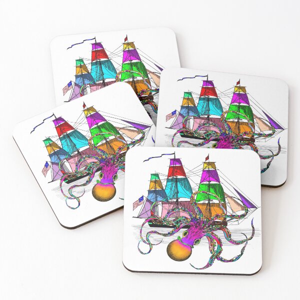 Item preview, Kraken Attackin’ in Color 2 designed and sold by missdebi27.