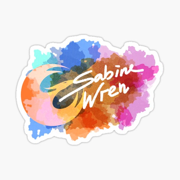 Vista previa del artículo con la obra «Sabine Wren», diseñado y vendido por ChiaraMarie.