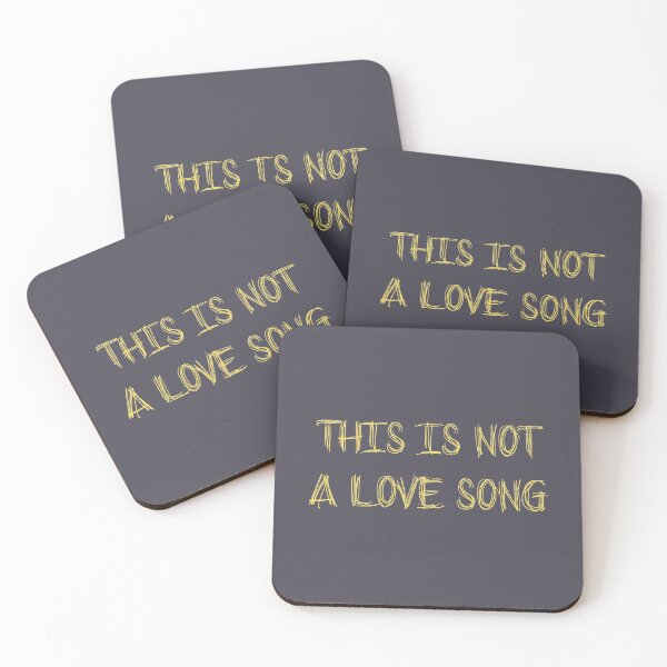 Item preview, this is not a love song, mustard designed and sold by perezzzoso.