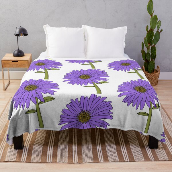 Item preview, Aster September Birth Flower designed and sold by jadin28.