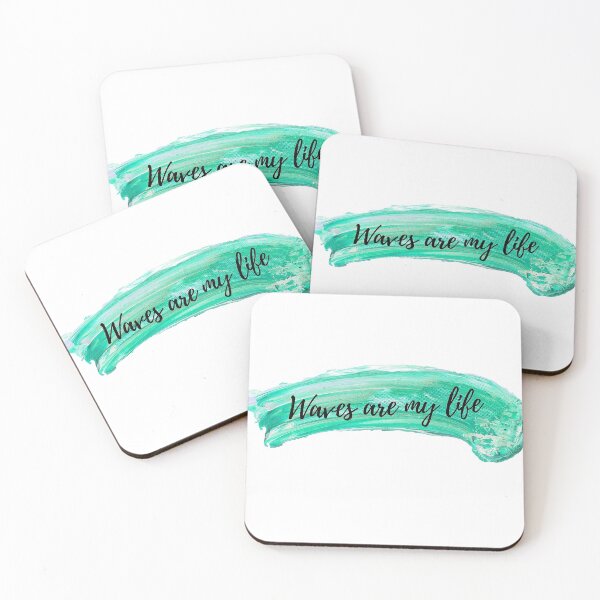 Item preview, Waves are my life Surfer style beach mood  designed and sold by Adri Graterol.