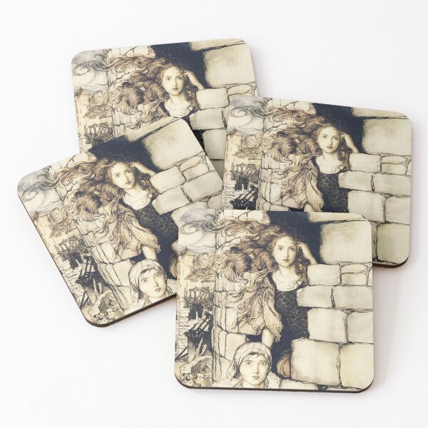 Item preview, Arthur Rackham:  Little Brother & Little Sister 1917 - Maid Maleen  designed and sold by Dreamflight.