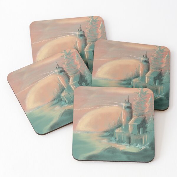 Item preview, Acadia National Park Lighthouse at Sunset designed and sold by KenzieDesignCo.