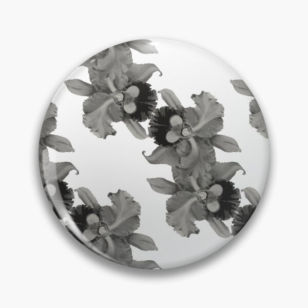 Item preview, Black & White Orchids- Flowers Pattern designed and sold by re-silvija.