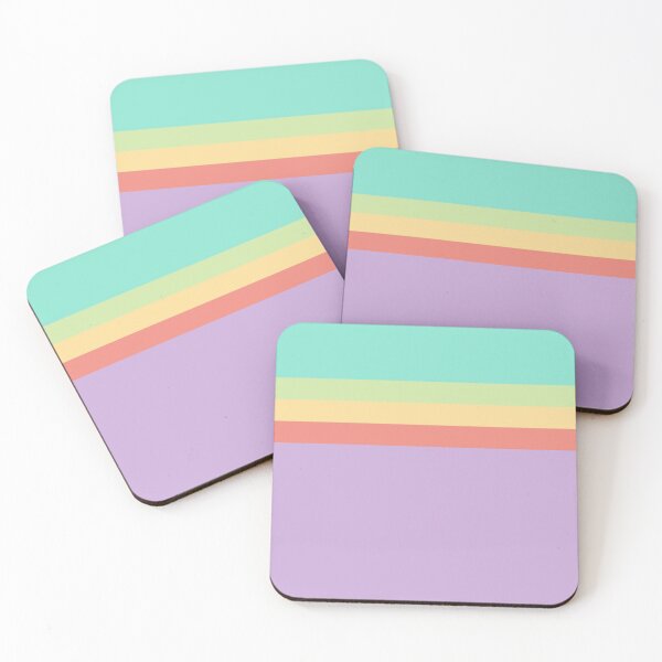 Item preview, Green-Purple Retro Stripes designed and sold by socksoverjeans.