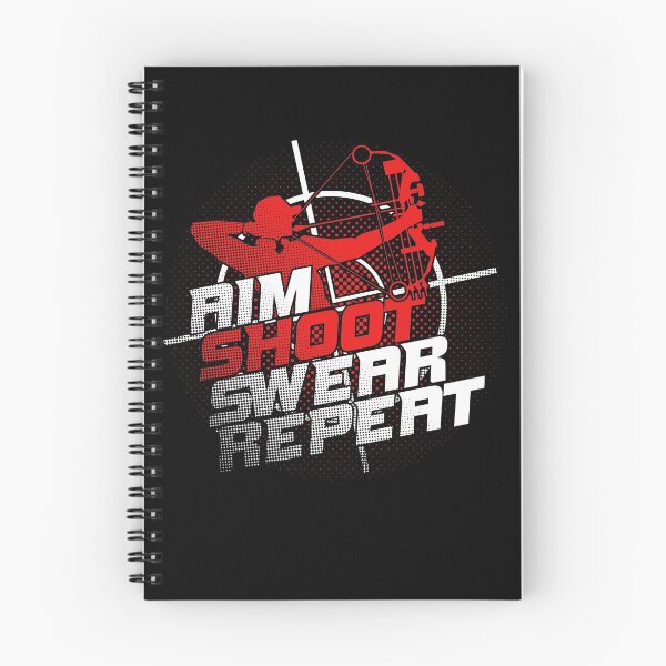 Item preview, Aim Shoot Swear Repeat Archery Archer Gift designed and sold by Marcid95.