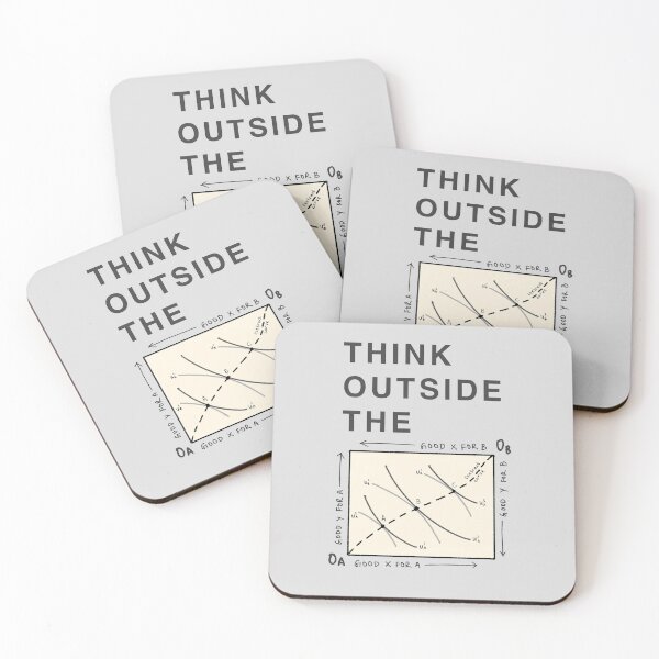 Item preview, Think outside the Edgeworth box grayscale designed and sold by qicheng9481.