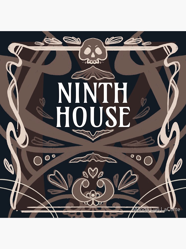 "Ninth House Gideon the Ninth Inspired " Sticker by livelonganddraw