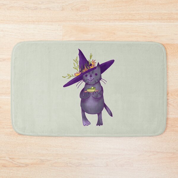 Item preview, Friendly cat witch  designed and sold by MyYellowBird.