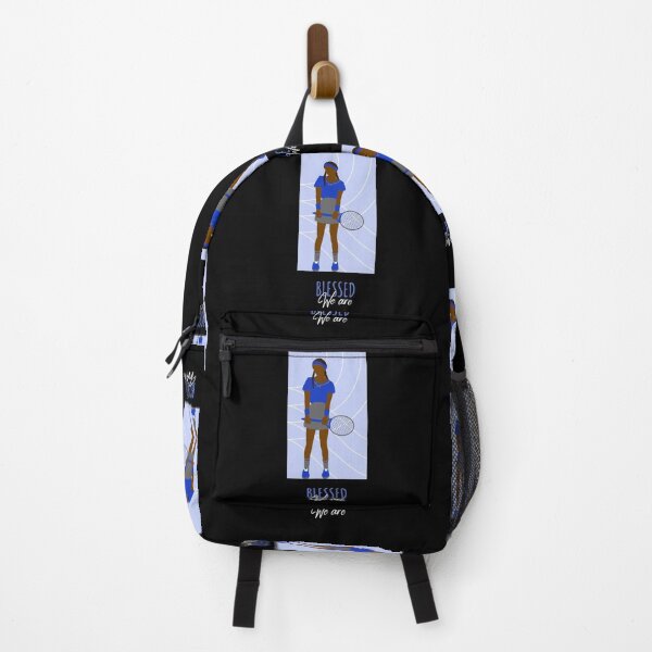 Item preview, We Are Blessed - Blue Tennis Player Sport Brown Skin Girl Black Girl Magic Afro Kwanzaa Design designed and sold by CreatedbyJR.
