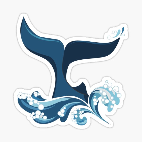 tail of the whale Sticker