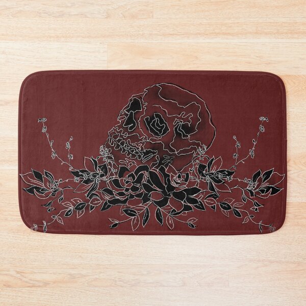 Item preview, floral skull  designed and sold by theerraticmind.