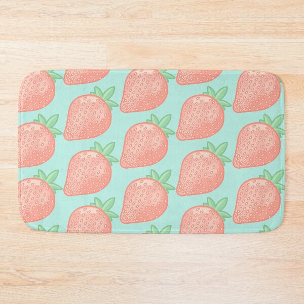 Item preview, pastel pink cottagecore strawberry designed and sold by prismatic paper co.