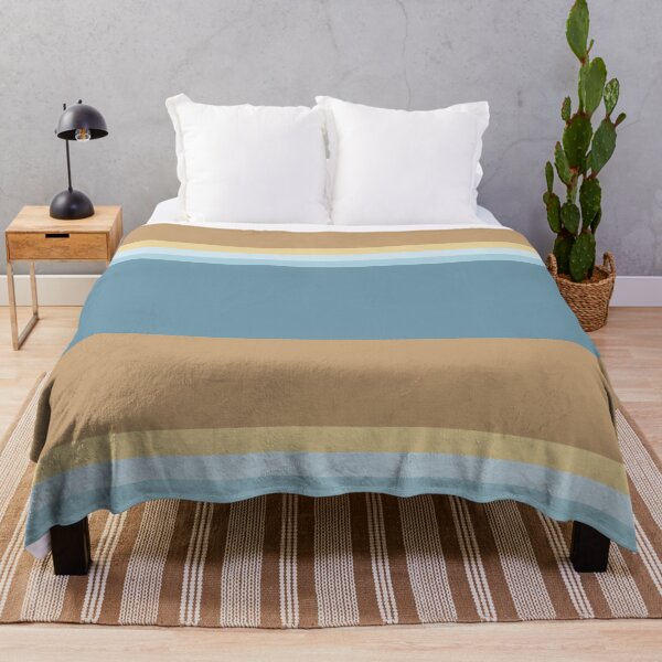 Item preview, Brown-Blue Retro Stripes  designed and sold by socksoverjeans.