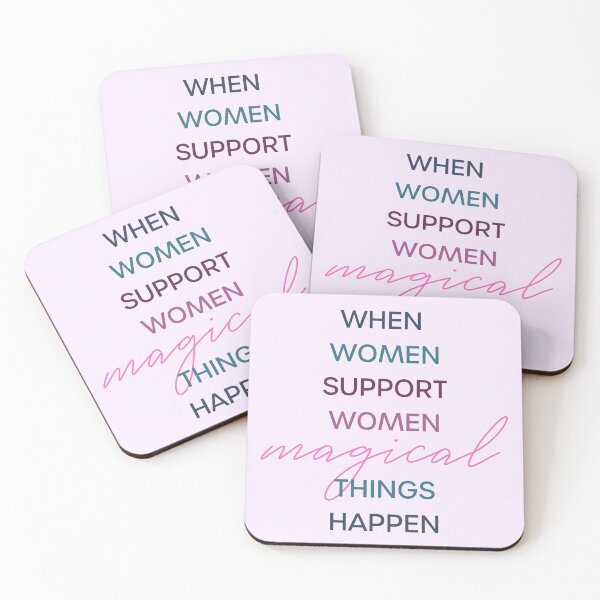 Item preview, When Women Support Women Magical Things Happen designed and sold by doodlegraphy.