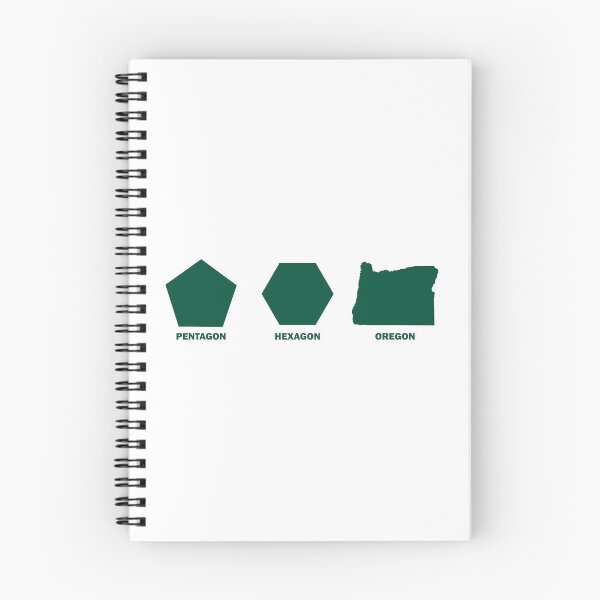 Item preview, Pentagon Hexagon Oregon Art Geometric Shapes Perfect Gift for Math teachers or mathletes. designed and sold by NiceThing-com.