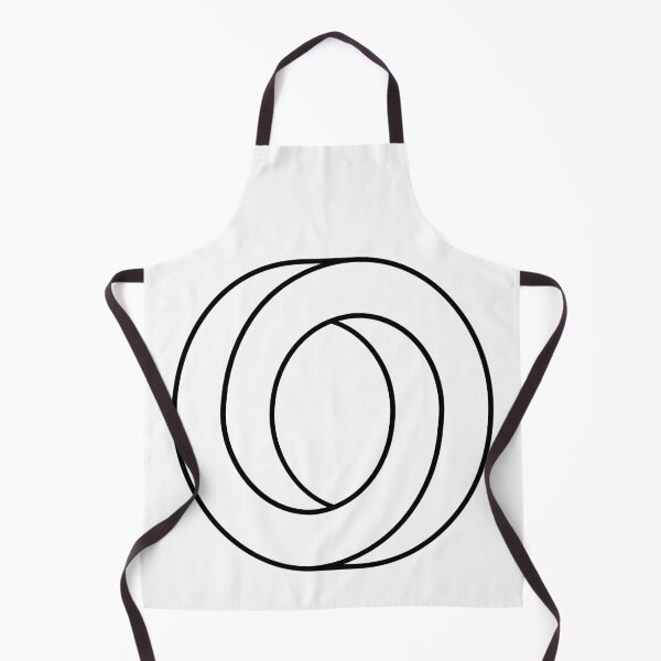 Item preview, Letter O. Impossible circle shape. Optical illusion. designed and sold by TashaVector.