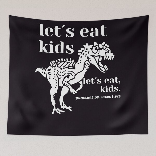Item preview, Let's Eat Kids Punctuation Saves Lives. Funny Grammar Punctuation designed and sold by joanaoberg.